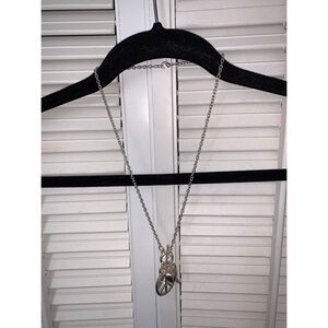 Peace Love Protected Angel Wings Necklace